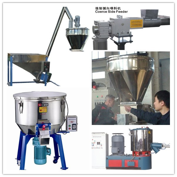 Double plastique de boudineuse à vis réutilisant la capacité de la machine 100-1000kg/Hr de granule