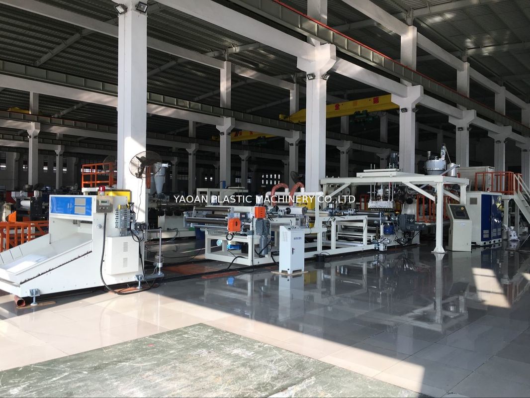 PE PP PS ABS Plastic Sheet Extrusion Machine For File Folder / Lamp Shade