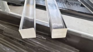 Ligne d'extrusion de bâton de tige de barre en PMMA acrylique transparent