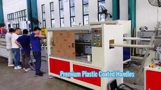 Ligne de production d'extrusion de revêtement plastique avec manche à balai