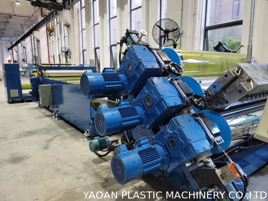 Machine en plastique 500kg/H 100rpm d'extrusion de PLC de feuille certifiée par CE