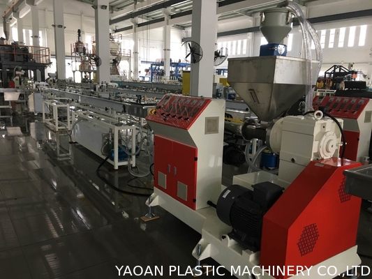 Extrudeuse simple de plastique de vis de boissons de paille de machine à haute production d'extrusion