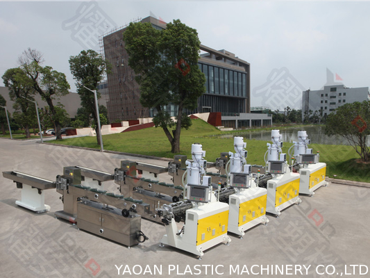Ligne ondulée médicale d'extrusion de tuyau de PVC, machine en plastique de fabrication de tuyau