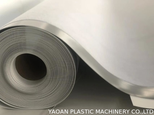 Ligne de production de feuilles de géomembranes de haute polymérisation composite pour l'imperméabilisation des matériaux de toiture à rouleaux